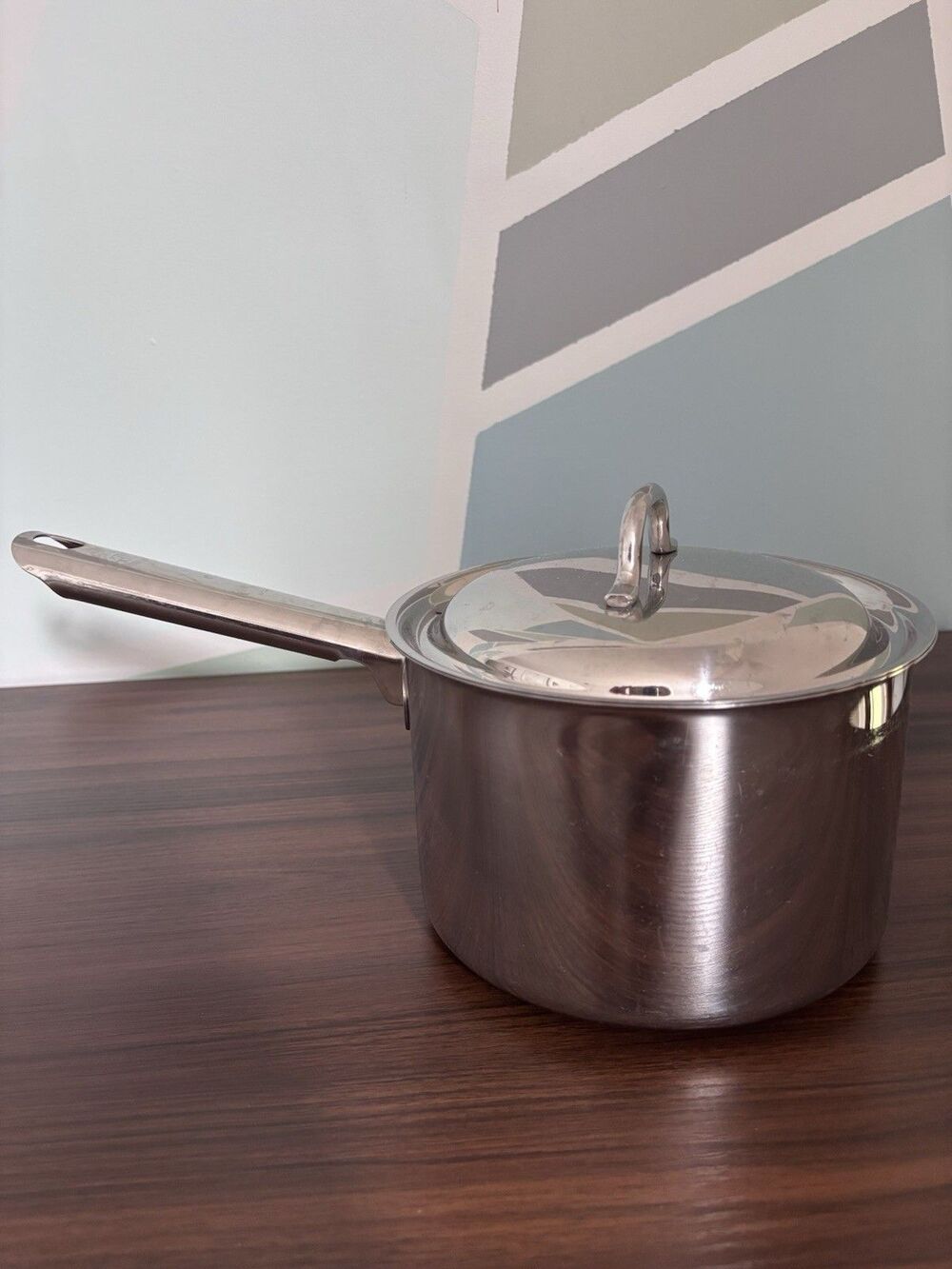 Williams Sonoma Grande Cuisine Copper Core Stainless Steel Pot Saucepan Lid 7.5”